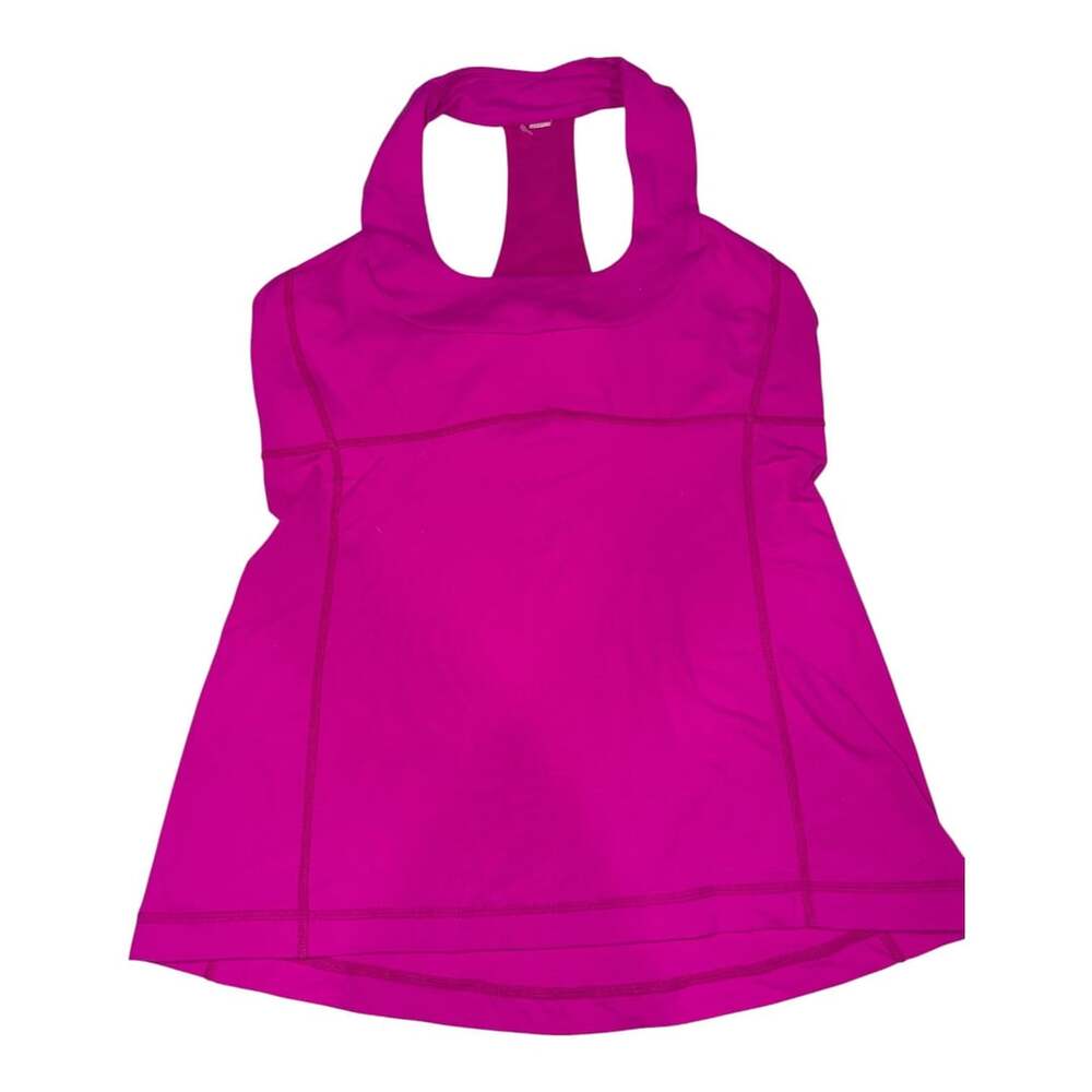 Lululemon Athletic Tank Top Racerback Magenta Size 8